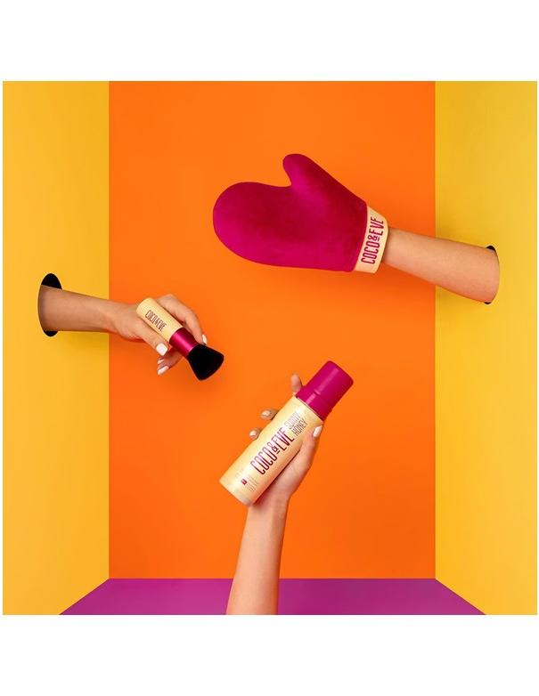 Gant de bronzage doux en velours Coco & Eve
