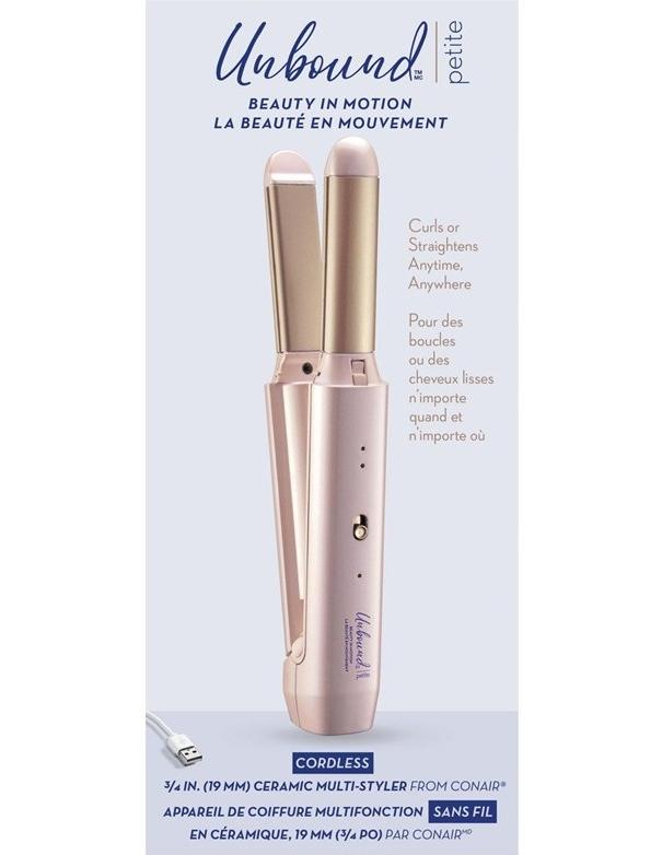 Conair Unbound Petite - Fer à friser sans fil 3-4 en céramique