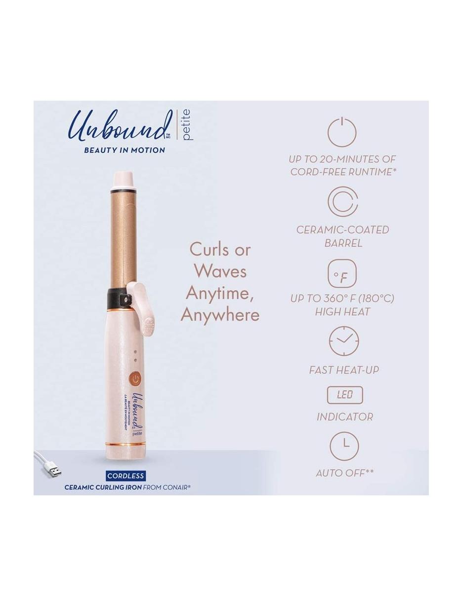 Mini fer à friser rechargeable sans fil Conair Unbound Petite