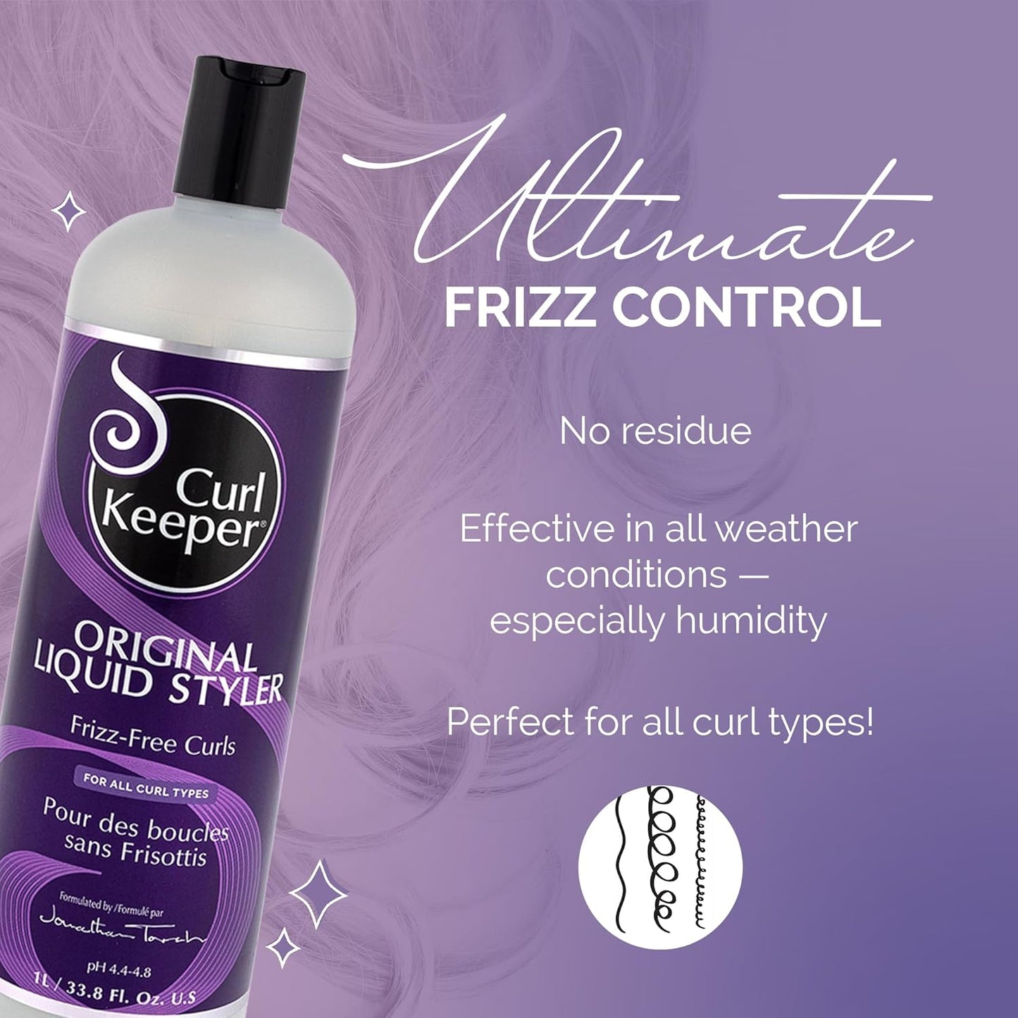Curl Keeper Original Liquide Coiffant - 1L
