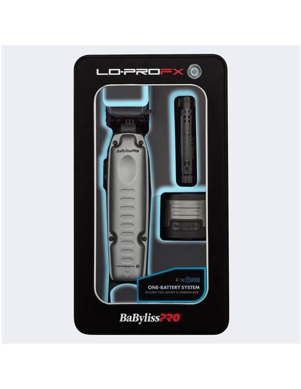 Tondeuse à cheveux BabylissPro Fxone Lo-profx haute performance à profil bas, argentée