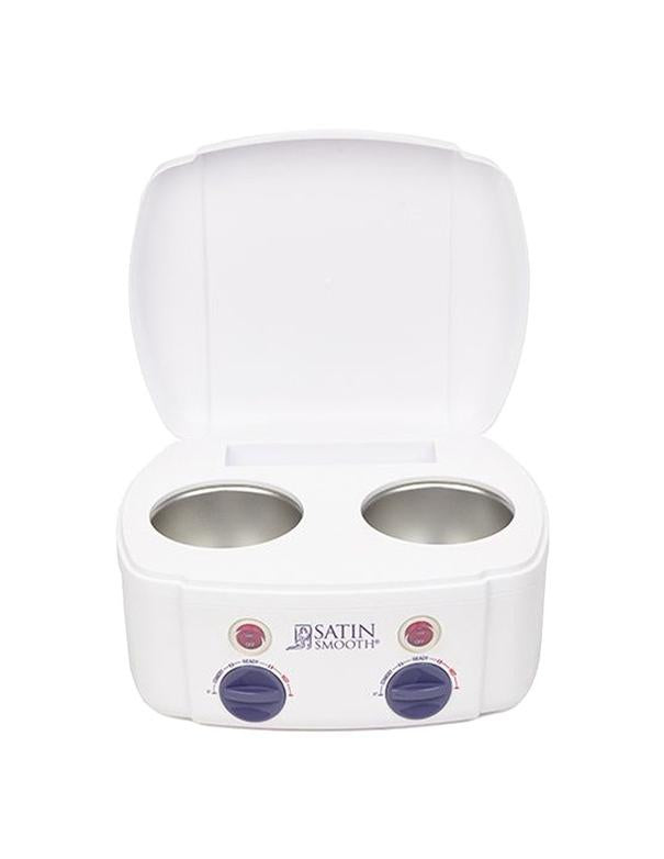 Chauffe-cire double satiné lisse