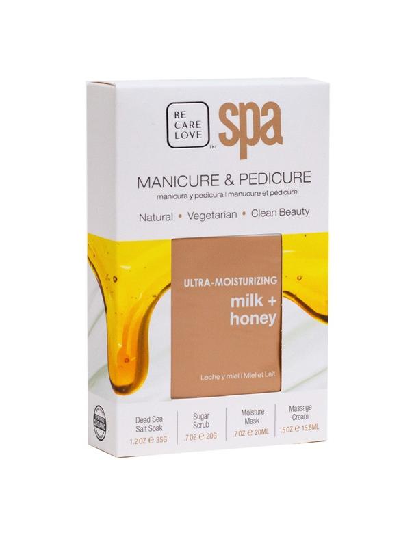 Coffret de sachets à usage unique Be Care Love Spa - Lait Miel et Chocolat Blanc