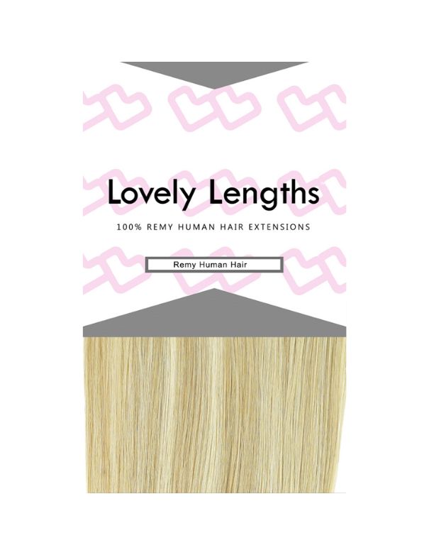 Lovely Lengths Clip-In Extensions 16 Inch 613 Ash Bleach