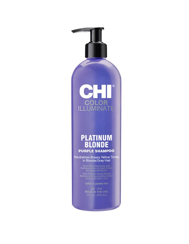 CHI Color Illuminate Platinum Blonde Shampoo - 355ml