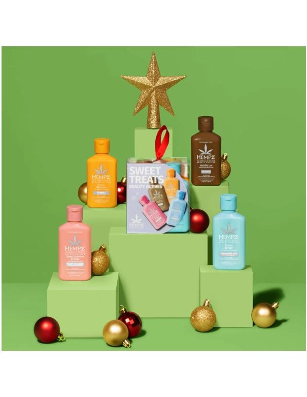 Coffret de mini-hydratants actifs de beauté Sweet Treats de Hempz
