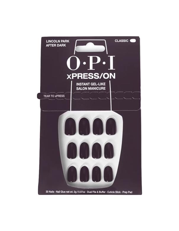 OPI xPRESS-ON sublime Lincoln Park à la tombée de la nuit
