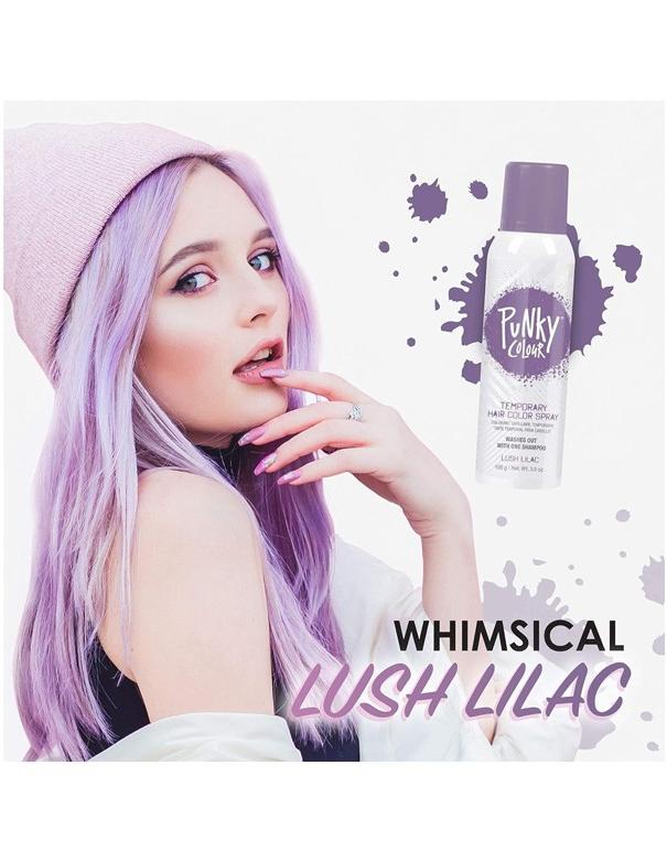 Spray colorant temporaire Punky Colour, Lilas luxuriant - 100 g