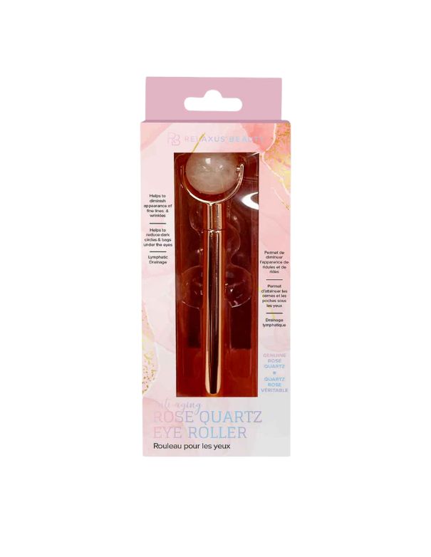 Relaxus Rose Quartz Undereye Beauty Roller