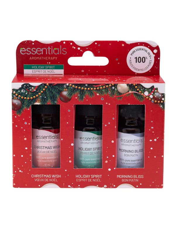 Coffret cadeau d'huiles essentielles Relaxus - 3 x 10 ml
