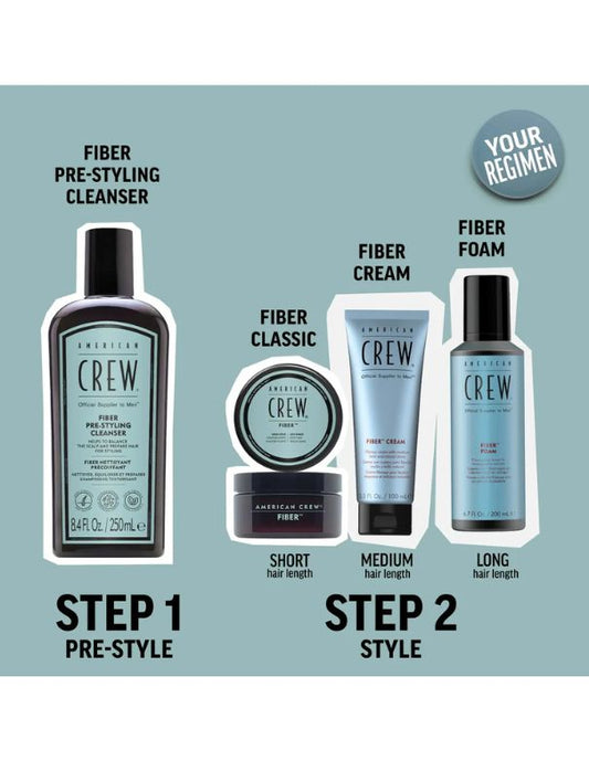 Shampoing pré-coiffant American Crew Fiber - 250 ml