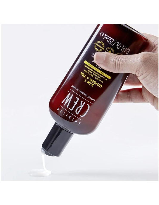 Thé au gingembre 3 en 1 American Crew - 250 ml