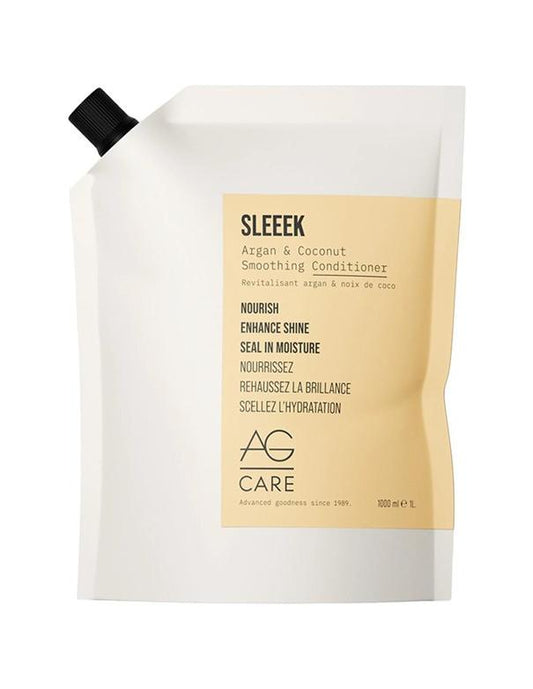 Après-shampoing AG Sleeek Argan et Noix de Coco - 1 L
