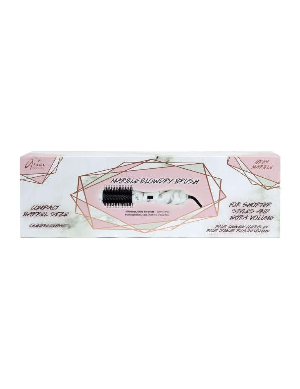 Brosse de brushing en marbre gris Aria