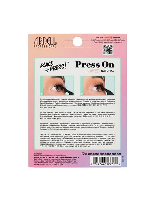 Extensions de cils pré-collées Ardell Naked Press On Natural - Naturel