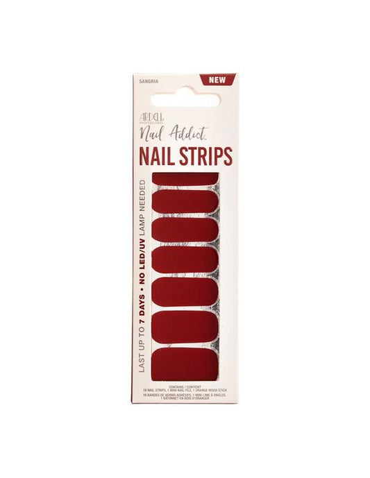 Bandes pour ongles Sangria d'Ardell Nail Addict