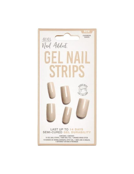 Bandes de gel pour ongles Ardell Nail Addict, couleur cachemire