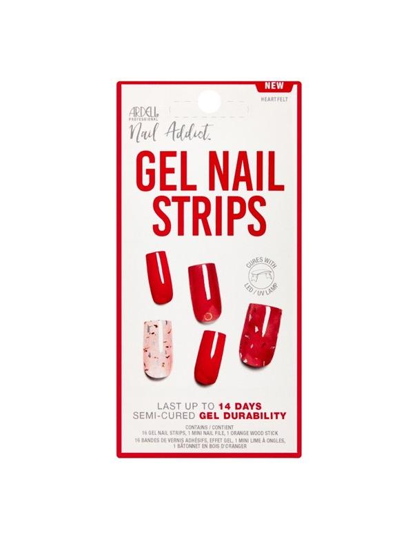 Bandes de gel pour ongles Ardell Nail Addict - Heartfelt