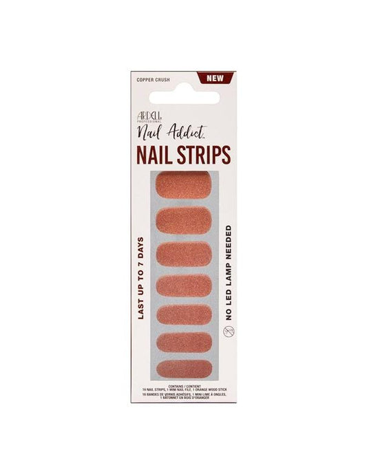 Bandes pour ongles Ardell Nail Addict - Copper Crush