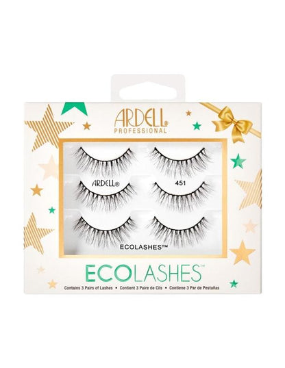 Coffret de 3 faux-cils Ardell Eco Lashes 451 pour les fêtes