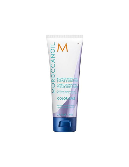 Après-shampoing violet perfecteur de blonde Moroccanoil - 70 ml