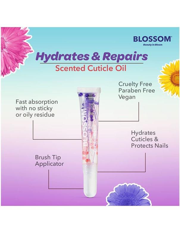 Huile pour cuticules BLOSSOM On the Mend Spring Bouquet - 10 ml