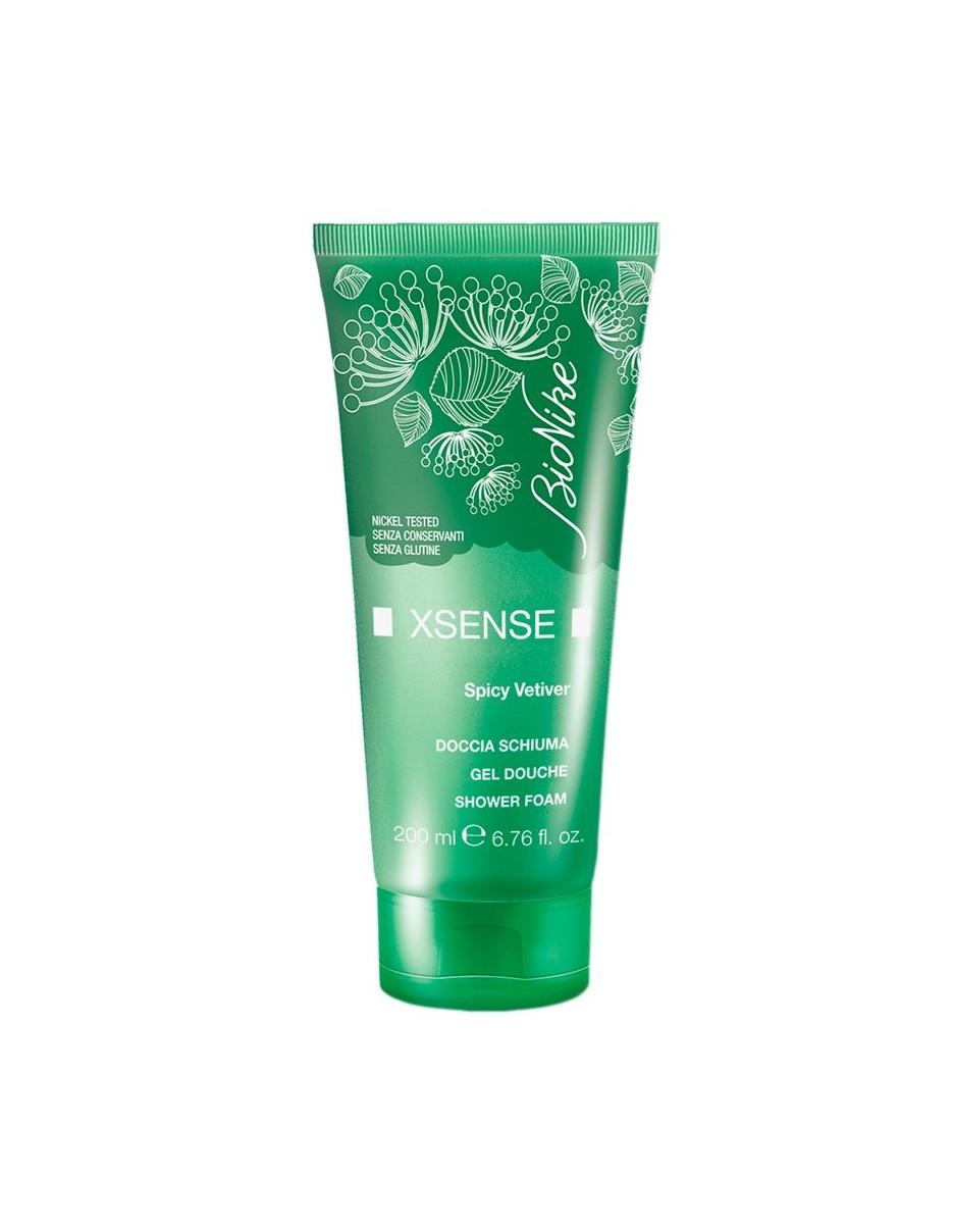 Mousse de douche BioNike Defence XSense au vétiver épicé - 200 ml