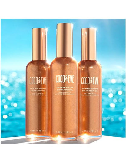 Huile corporelle scintillante antioxydante Coco &amp; Eve - 100 ml