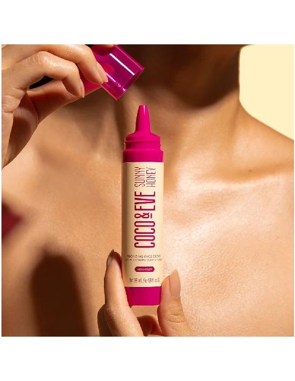 Gouttes bronzantes visage Coco &amp; Eve Medium Glow - 30 ml