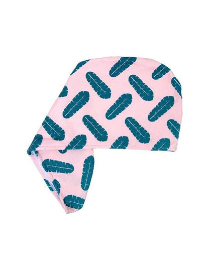 Serviette enveloppante en microfibre Coco &amp; Eve à imprimé feuilles