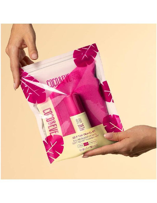 Coffret de voyage autobronzant Coco &amp; Eve foncé