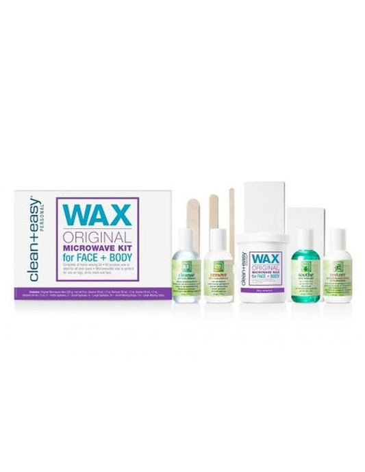 Kit micro-ondes original CleanEasy pour le visage et le corps