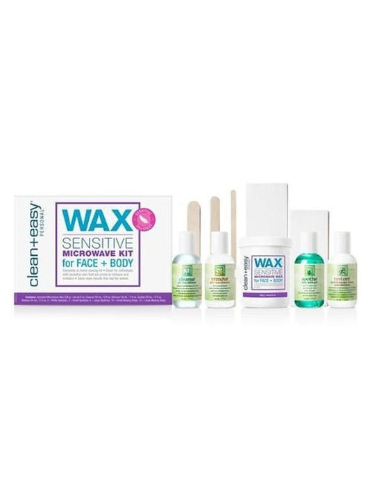 Kit micro-ondes CleanEasy Sensitive pour le visage et le corps