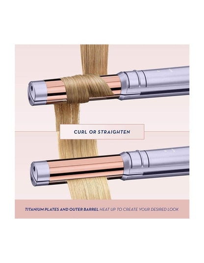 Lisseur multi-styler sans fil Conair Unbound Titanium 1 pouce