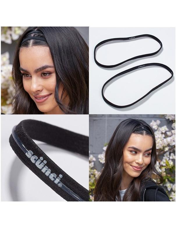 Lot de 4 bandeaux Conair noirs