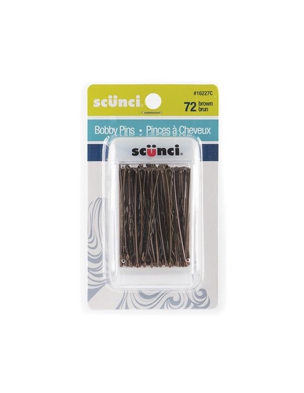 Épingles à cheveux marron Conair, 72 pièces