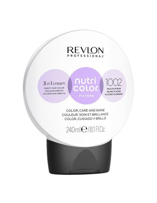 NOUVEAU Revlon Professional Nutri Color Filters 1002 Pale Platinum - 240 ml