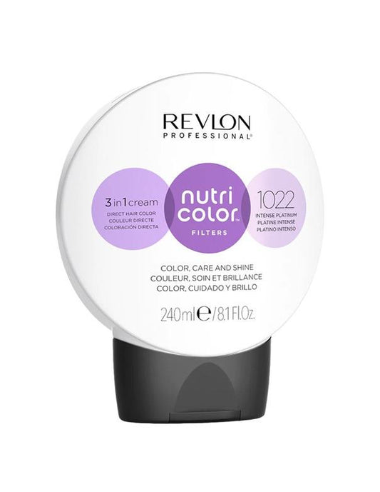 NOUVEAU Revlon Professional Nutri Color Filters 1022 Intense Platinum - 240 ml