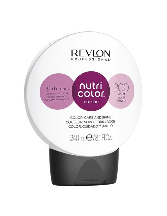NOUVEAU Revlon Professional Nutri Color Filters 200 Violet - 240 ml