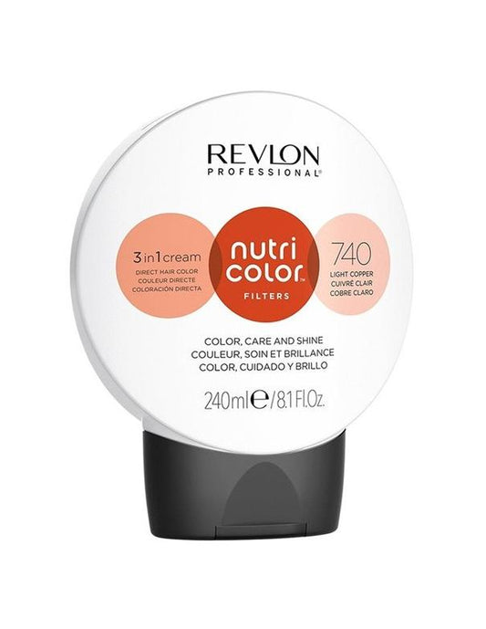 NOUVEAU Revlon Professional Nutri Color Filters 740 Cuivre Clair - 240 ml