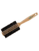 Brosse circulaire en bois de chêne Dannyco Nature Pro avec poils de sanglier extra-large