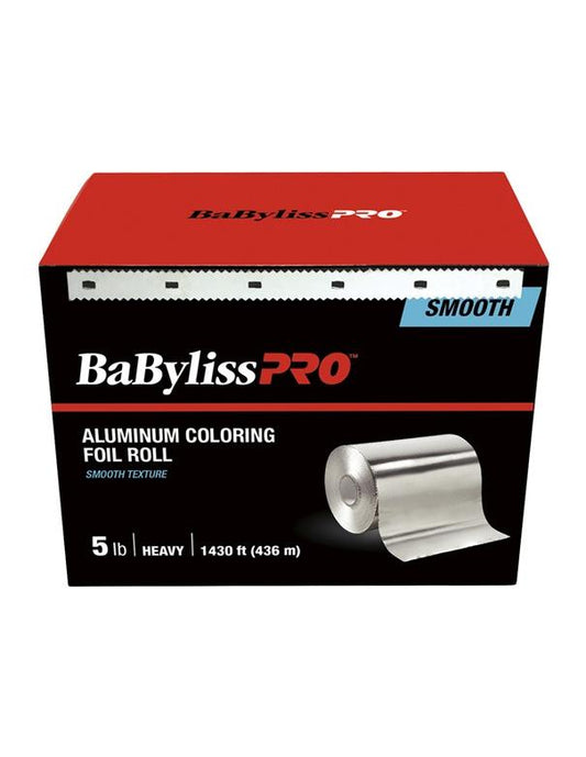 Rouleau de papier d'aluminium colorant BabylissPro lisse et épais, 430 m