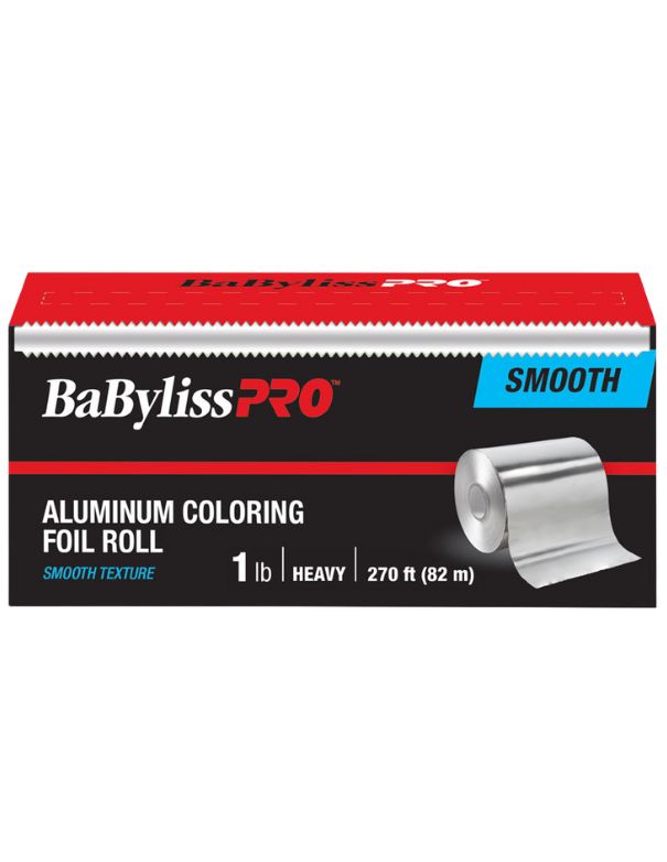 BabylissPro Aluminum Coloring Foil Roll Smooth Heavy 270 ft