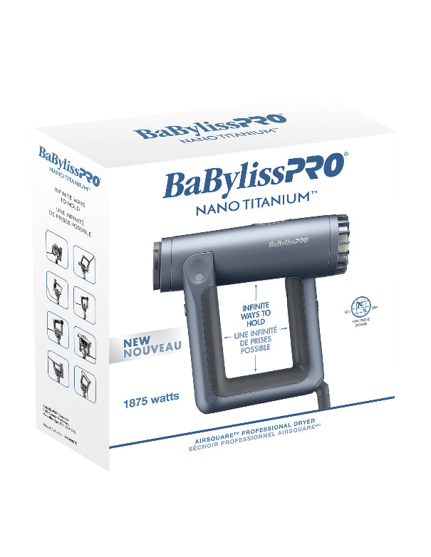BaBylissPRO Nano Titanium Airsquare Professional Dryer