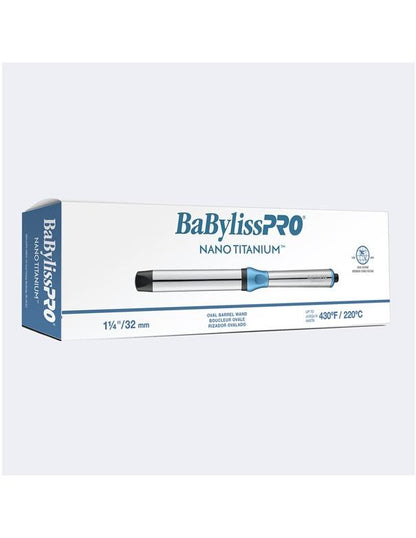 Fer à boucler ovale en nano-titane BaBylissPRO 1-1-4