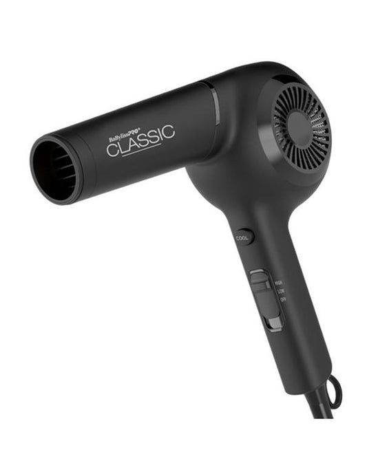 Sèche-cheveux ionique BabylissPro à poignée pistolet, noir