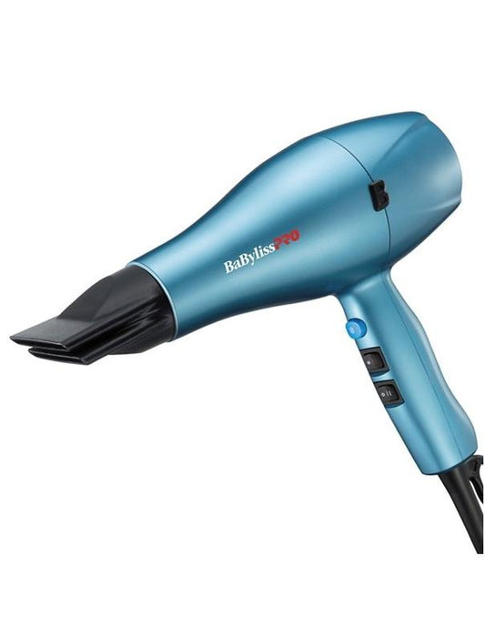 Sèche-cheveux ionique BabylissPRO Nano Titanium bleu