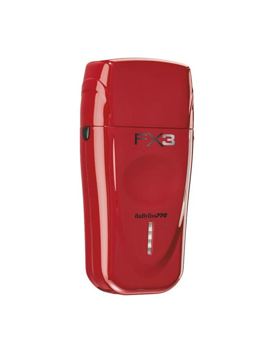 Rasoir sans fil haute vitesse à double grille BabylissPro Fx3, rouge