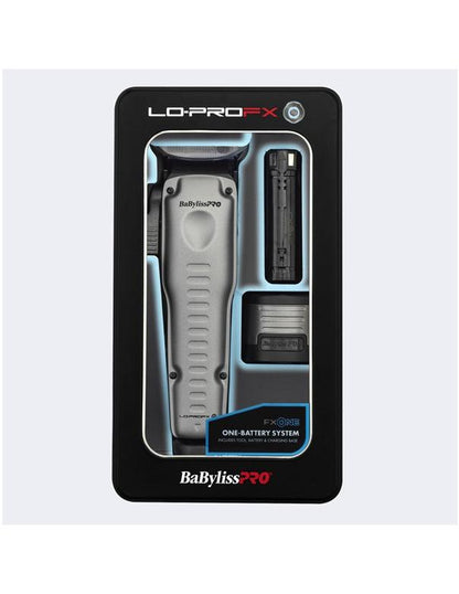Tondeuse à cheveux BabylissPro Fxone Lo-profx haute performance à profil bas, argentée