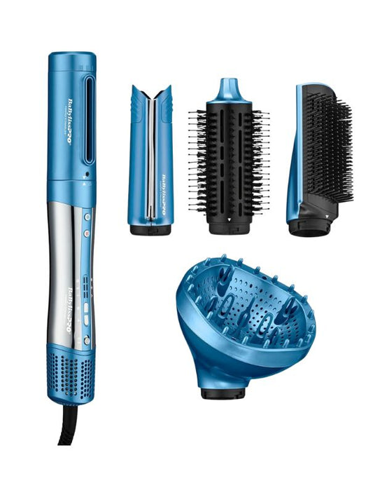 BaBylissPRO Nano Titanium Style/Switch IONIC MULTI-STYLER &amp; SÉCHE-LINGE 5 en 1